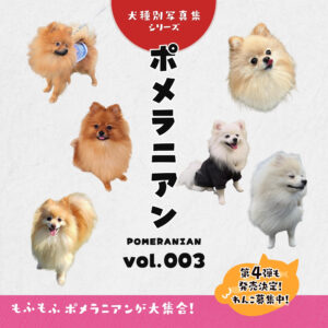 新刊発売】参加型ポメラニアン写真集『ポメラニアンvol.003 (犬種別