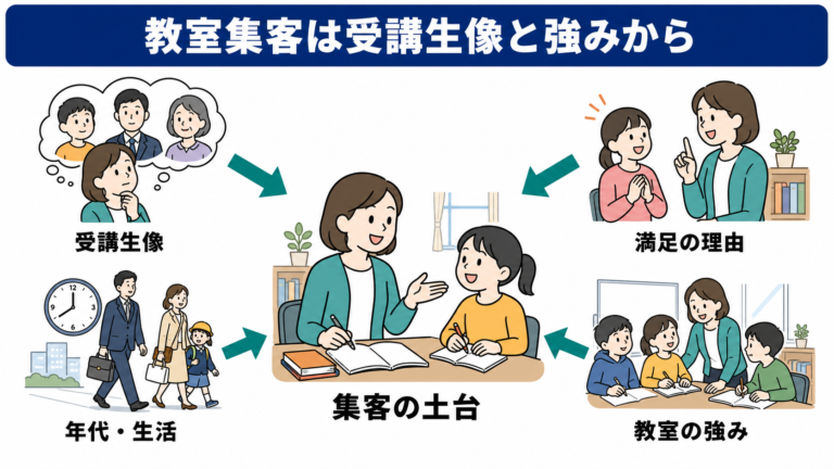 習い事やスクールなど教室の集客の方法とは？教室にあった募集や差別化の考え方もあわせて解説